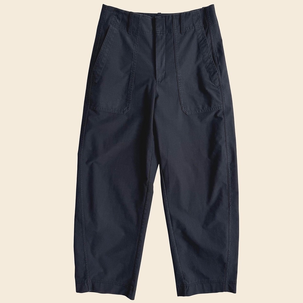 Athleta Skyline High Rise Barrel Leg Black Pants Womens 8 Athleisure